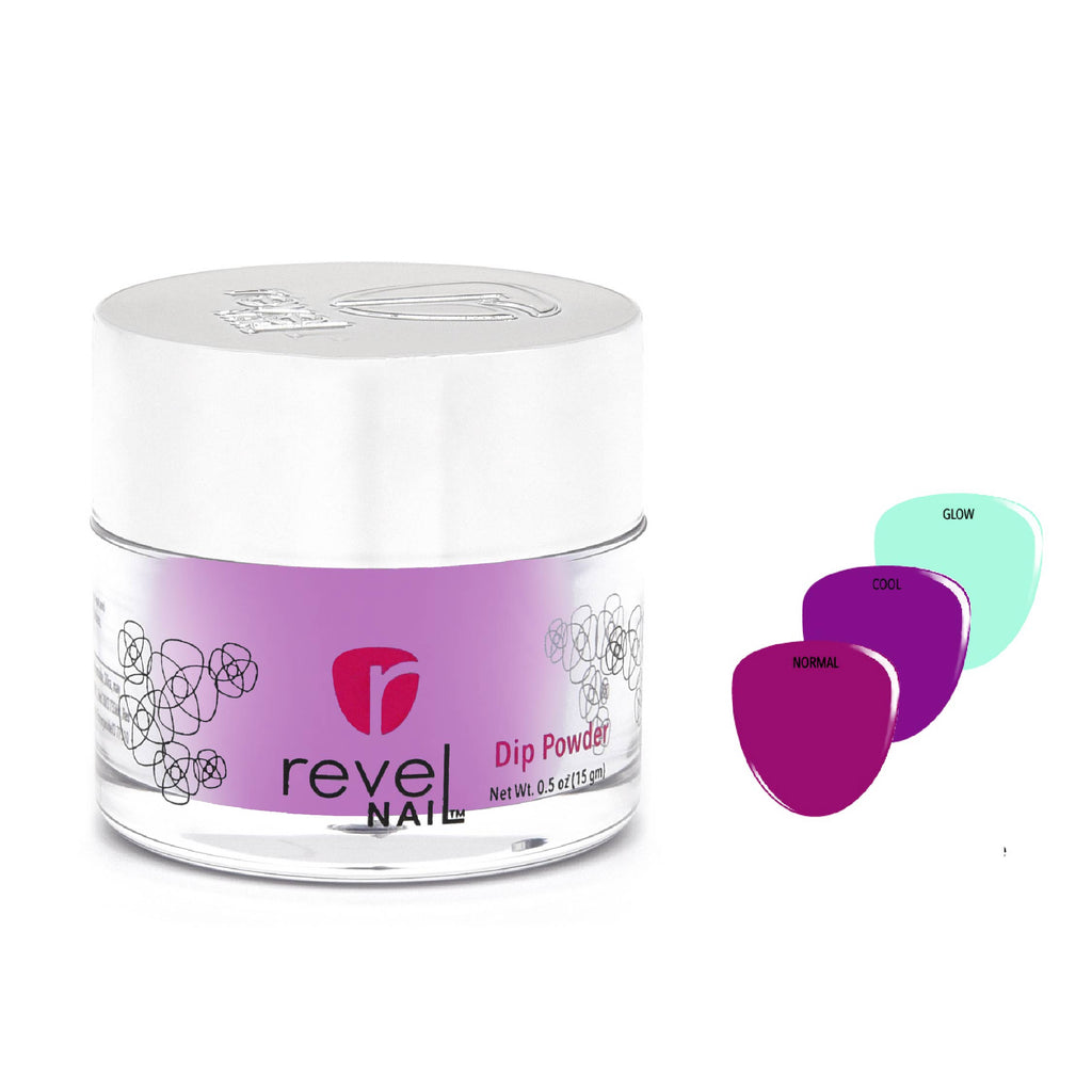 D718 Think Twice Purple Crème Dip Powder – Revel Nail CA