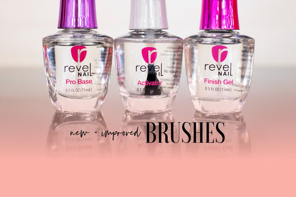 New and Improved Brushes Revel Nail Dip Powder