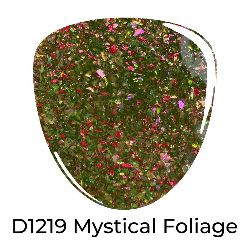 D1219 Mystical Foliage Glitter Dip Powder