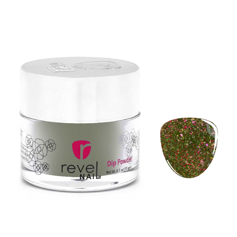 D1219 Mystical Foliage Glitter Dip Powder