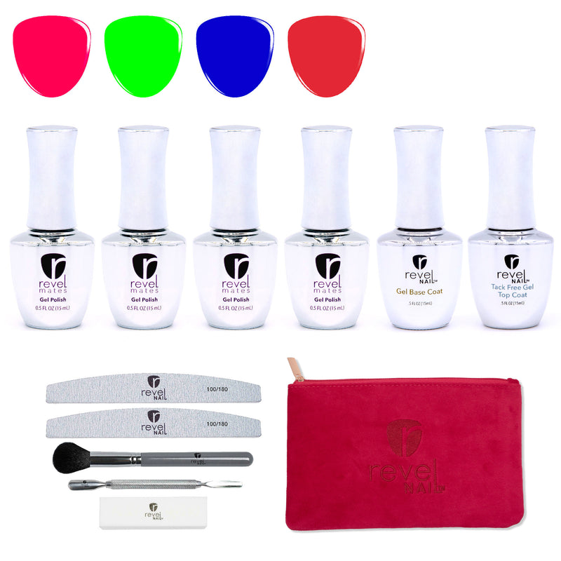 Vivid Vibes | Four Color Gel Polish Starter Kit