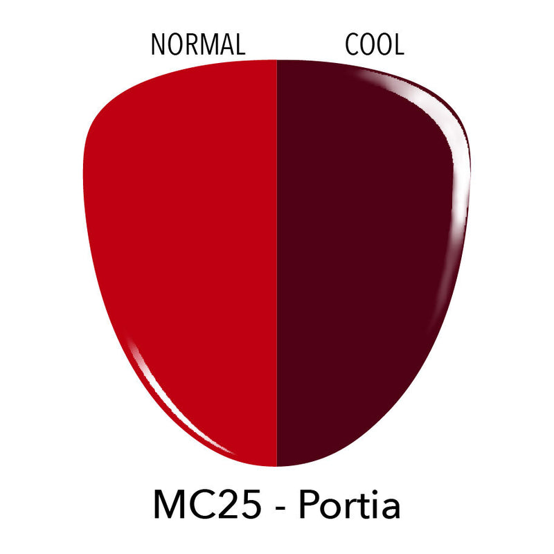 MC25 Portia Red Crème Dip Powder