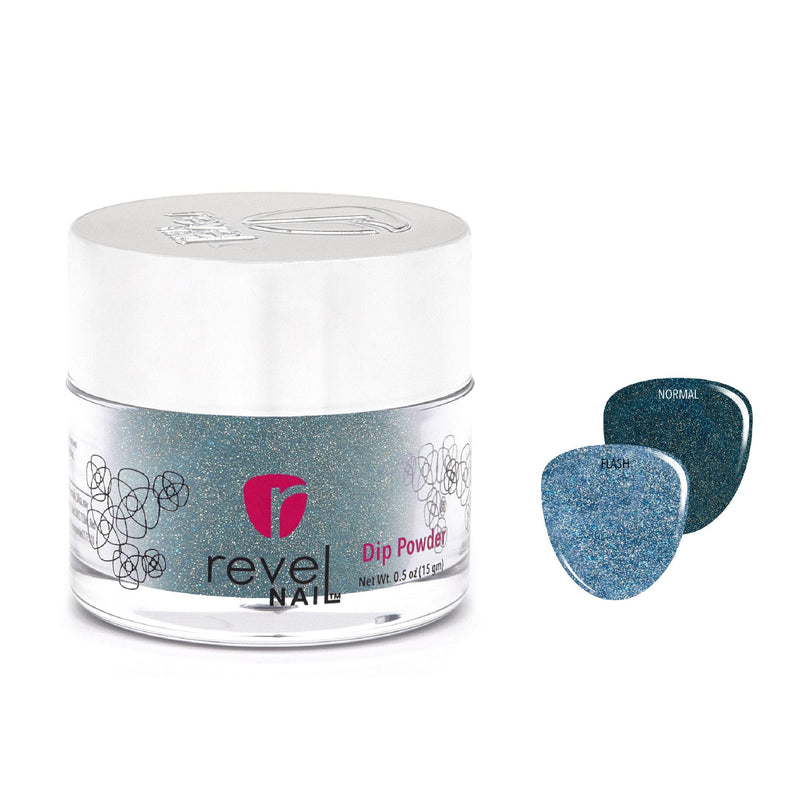 Dip Powder D1090 Regal Cobalt Blue Glitter Dip Powder