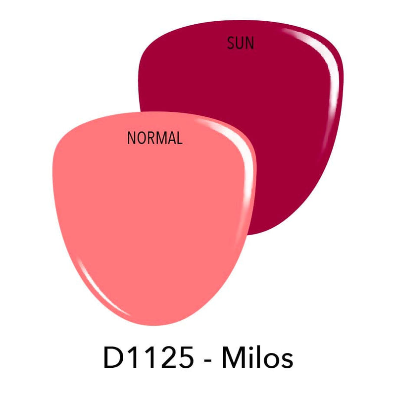 Dip Powder D1125 Milos Pink Sun Changing Dip Powder