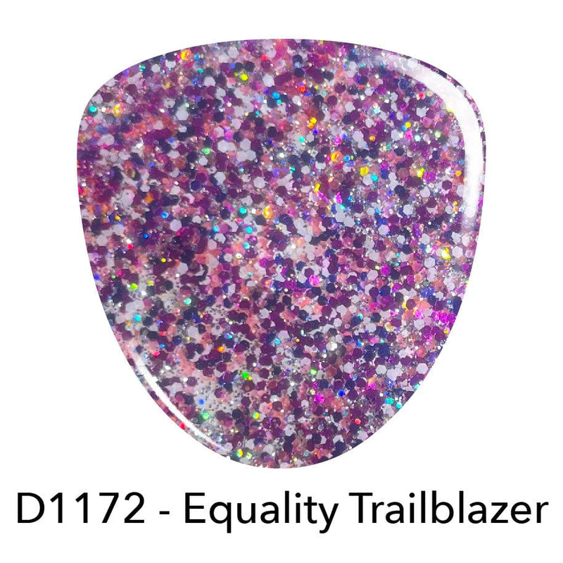 Dip Powder D1172 Equality Trailblazer Glitter Dip Powder