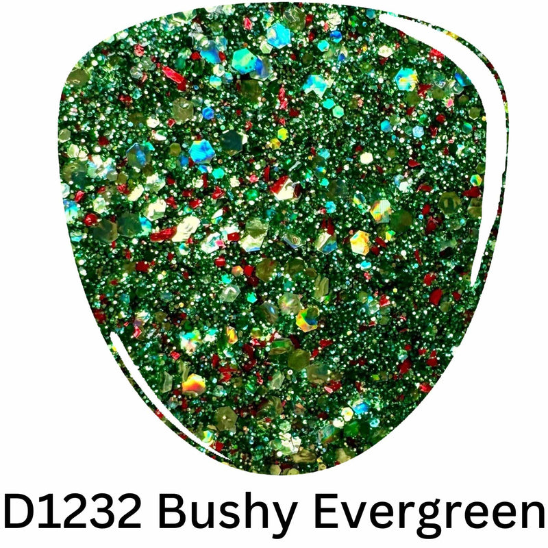 D1232 Bushy Evergreen Holiday Dip Powder