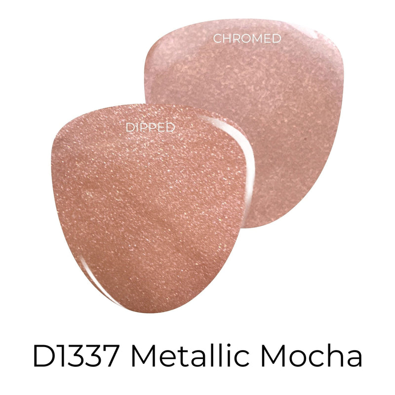 Dip Powder D1337 Metallic Mocha Shimmer Dip Powder