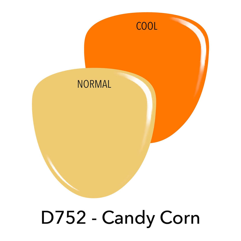 Dip Powder D752 Candy Corn Orange Yellow Creme Dip Powder