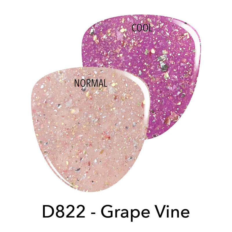 Dip Powder D822 Grapevine Purple Flake Dip Powder