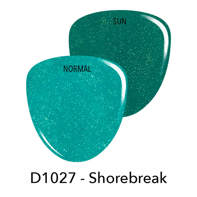 Gel Polish G1027 Shorebreak Teal UV Changing Gel Polish