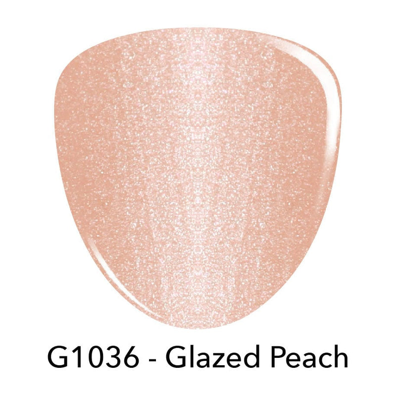 Gel Polish G1036 Glazed Peach Shimmer Gel Polish