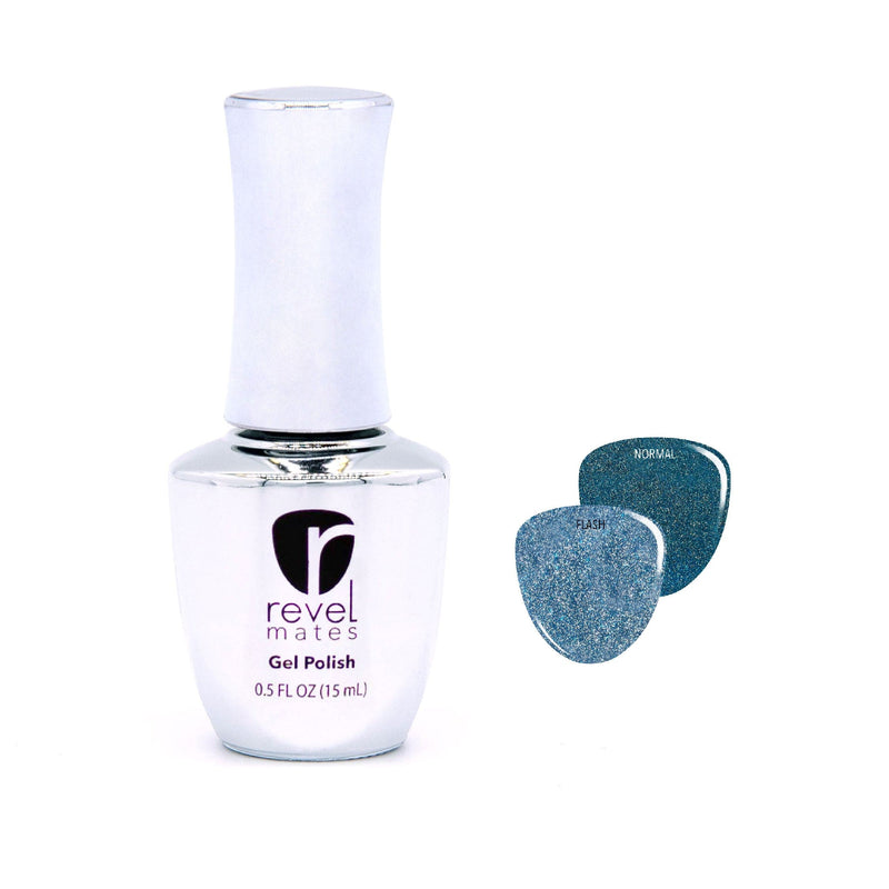 Gel Polish G1090 Regal Cobalt Blue Glitter Gel Polish