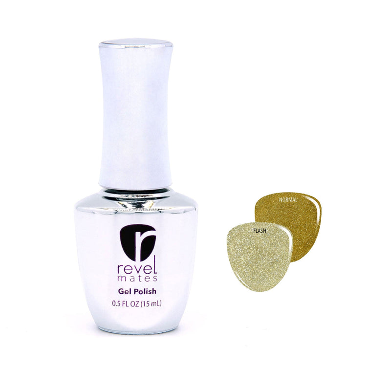 Gel Polish G1092 Gilded Opulence Gold Glitter Gel Polish