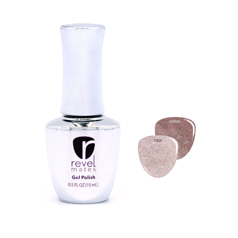 Gel Polish G1093 Sparkling Sands Taupe Glitter Gel Polish