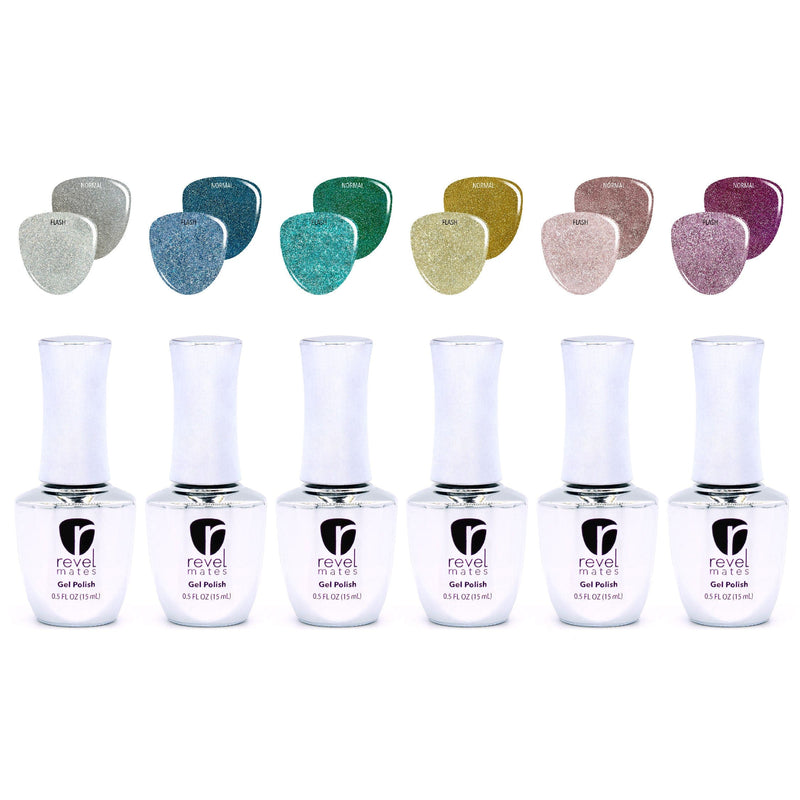 Gel Polish Radiant Revelry Reflective Gel Polish Set