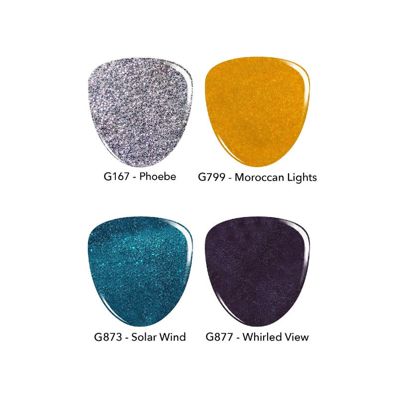 Gel Polish Royal Gems | Four Color Gel Polish Starter Kit