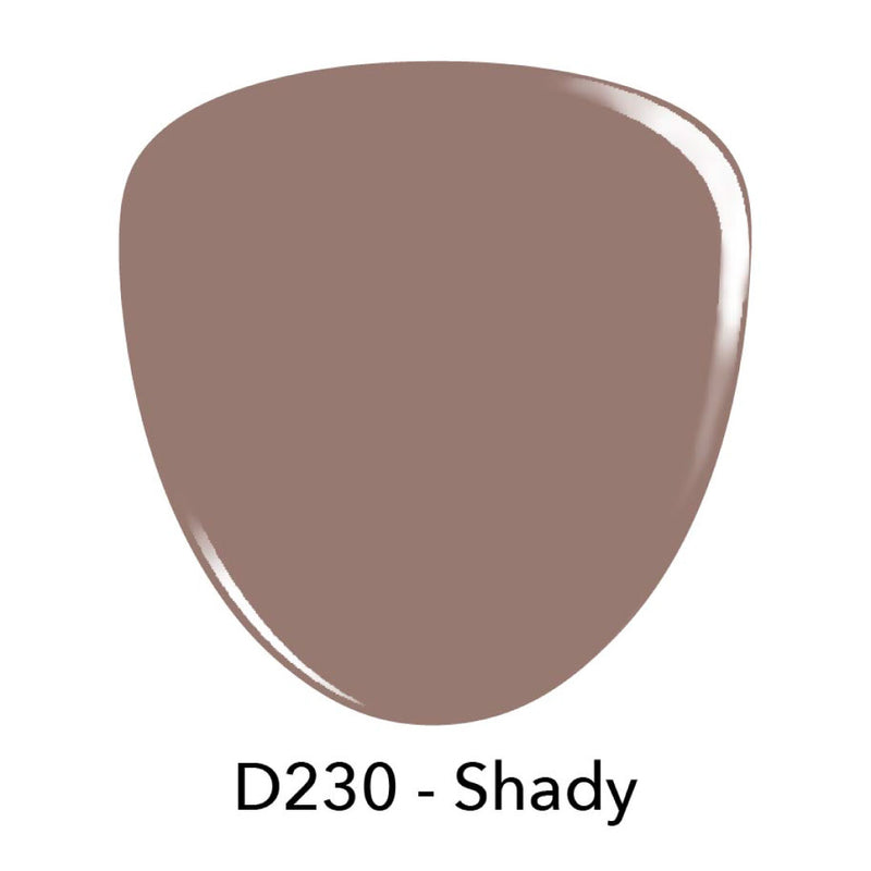 D230 Shady Purple Crème Nail Polish + Dip Powder Set