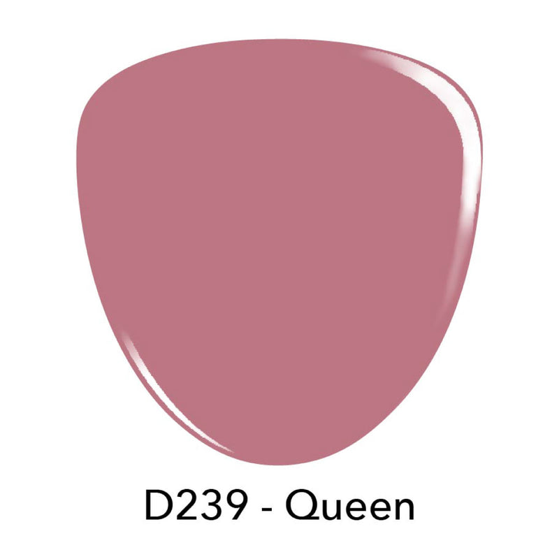 D239 Queen Mauve Crème Nail Polish + Dip Powder Set