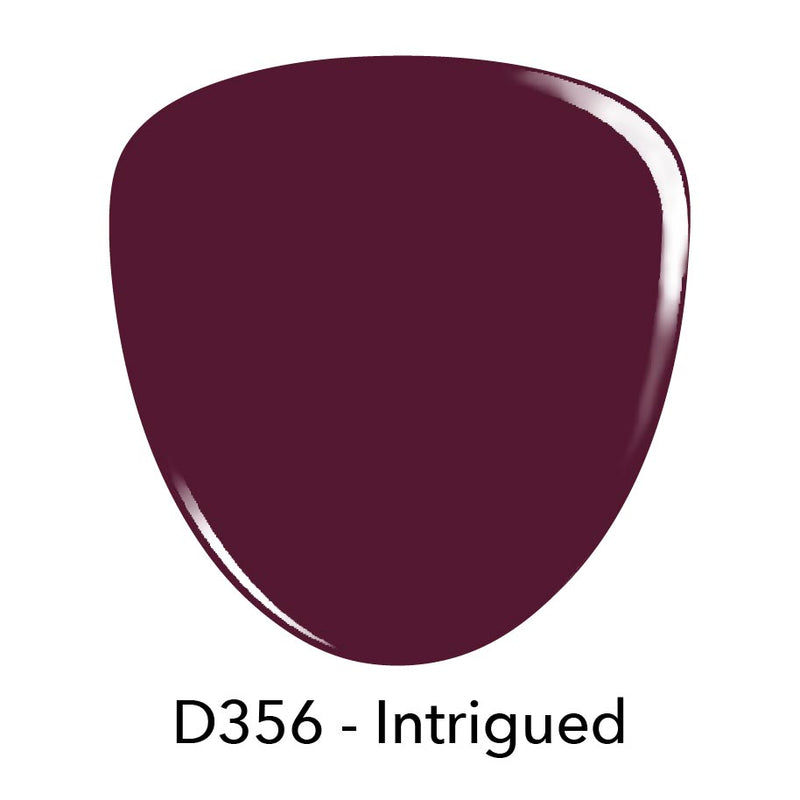D356 Intrigued Purple Crème Nail Polish + Dip Powder Set