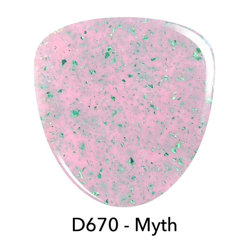 D670 Myth Pink Crème Dip Powder