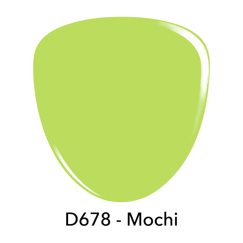 D678 Mochi Green Creme Dip Powder