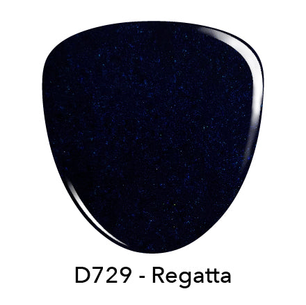 D729 Regatta Blue Shimmer Dip Power