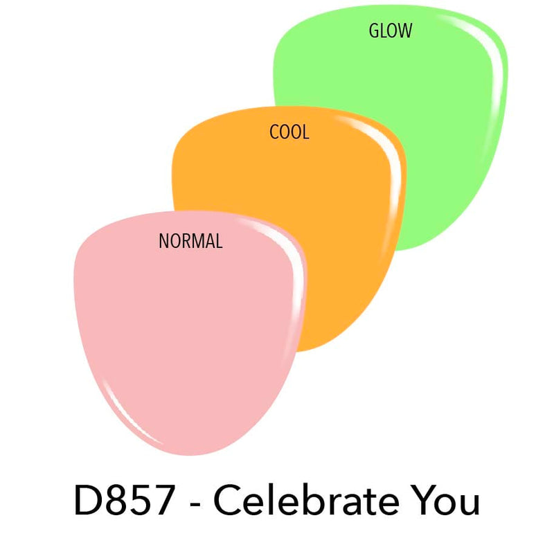 Dip Powder D857 Celebrate You Yellow Creme Dip Powder