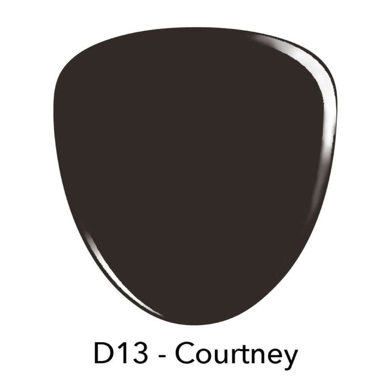 D13 Courtney Black Crème Dip Powder