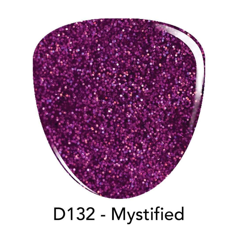 D132 Mystified Purple Glitter Dip Powder