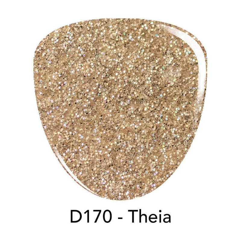 D170 Theia Gold Glitter Dip Powder