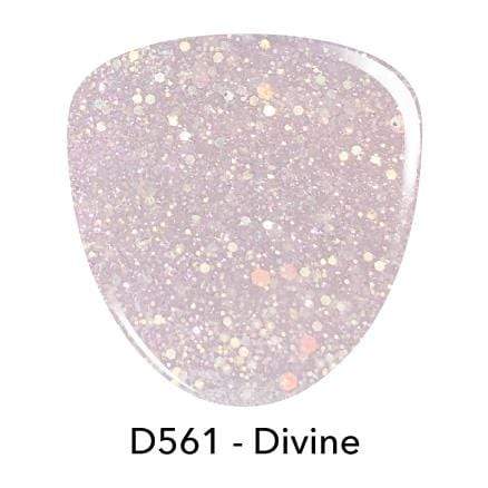 D561 Divine Pink Glitter Dip Powder
