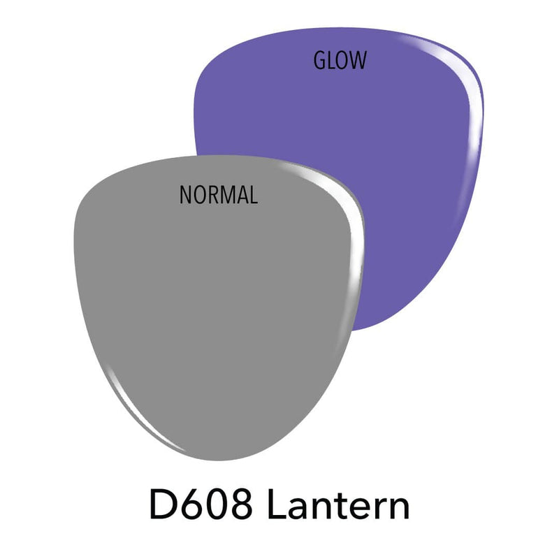 D608 Lantern Gray Glow Dip Powder