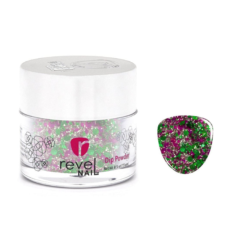 D649 Carol Multi Glitter Dip Powder