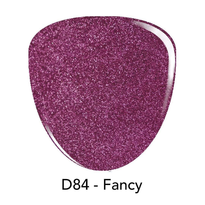 D84 Fancy Purple Glitter Dip Powder