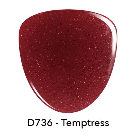 G736 Temptress Red Shimmer Gel Polish