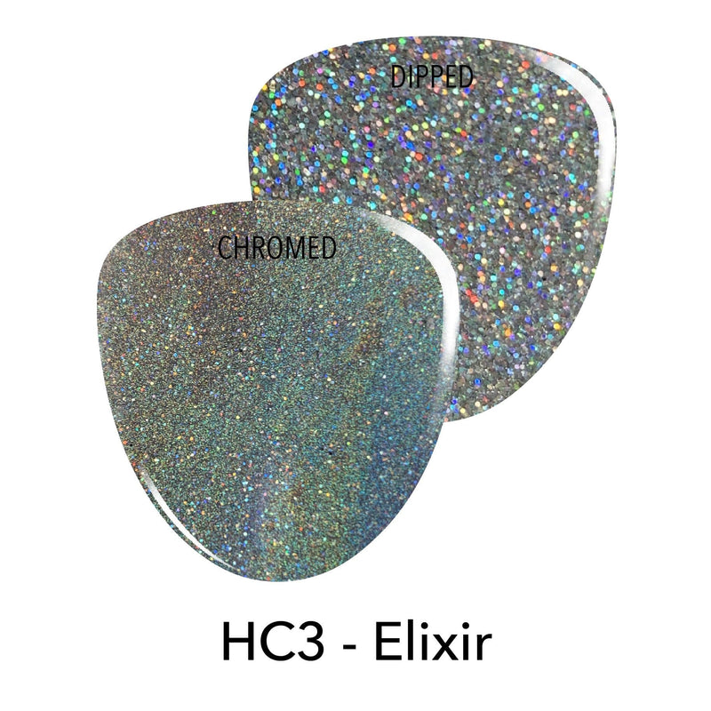 HC3 Elixir Green Chrome Dip Powder