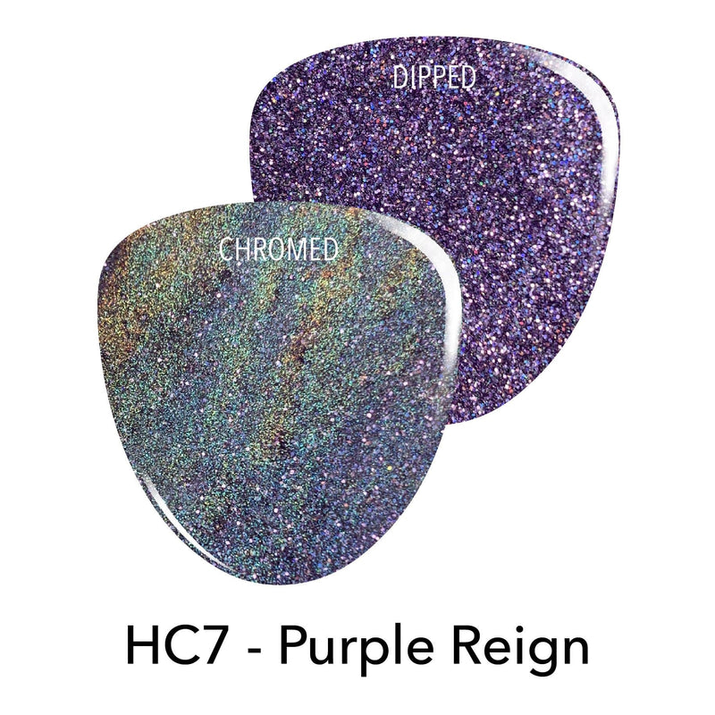 HC7 Purple Reign Purple Chrome Dip Powder