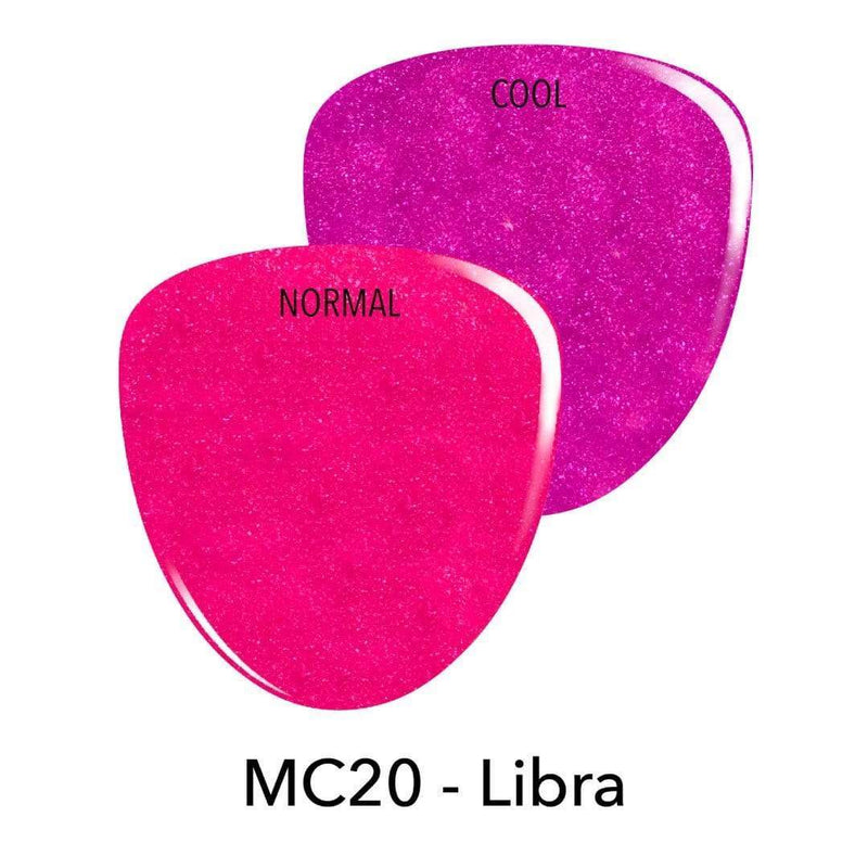 MC20 Libra Pink Glitter Dip Powder