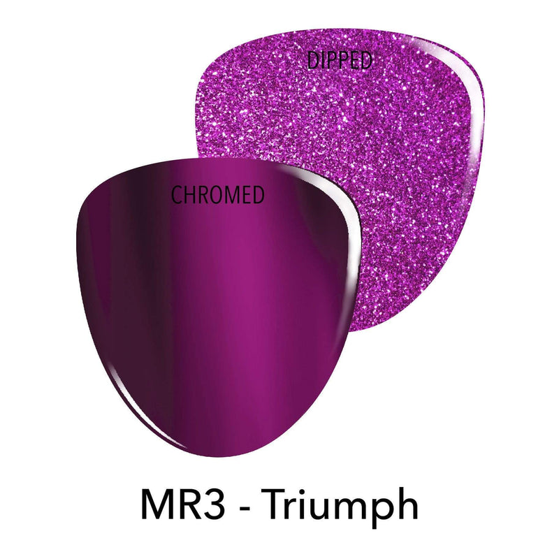 MR3 Triumph Pink Chrome Dip Powder