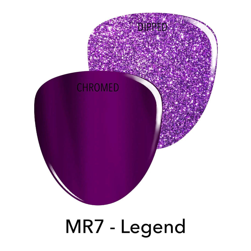 MR7 Legend Purple Chrome Dip Powder