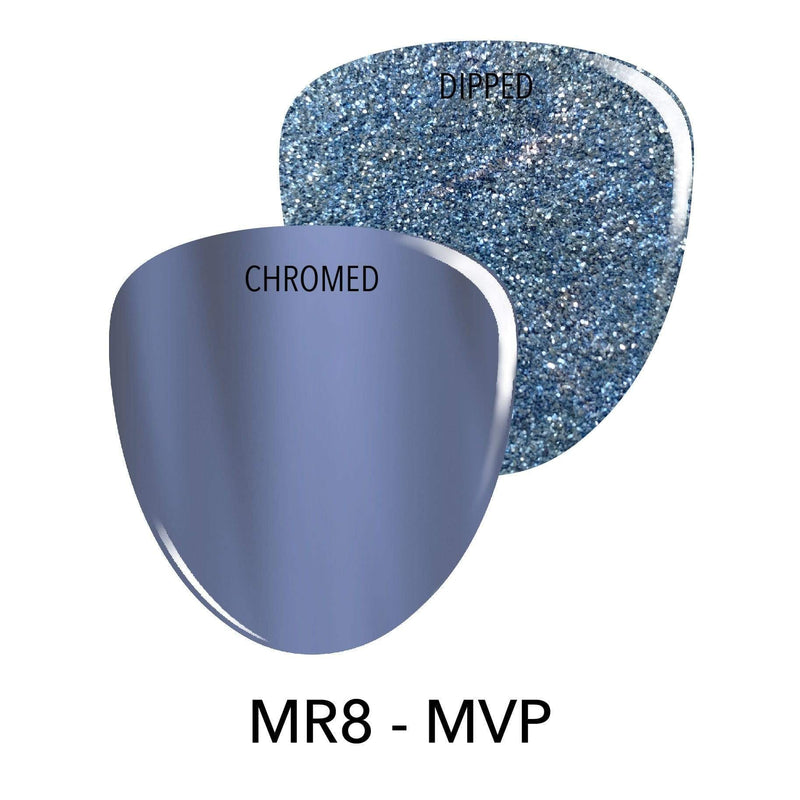 MR8 MVP Blue Chrome Dip Powder