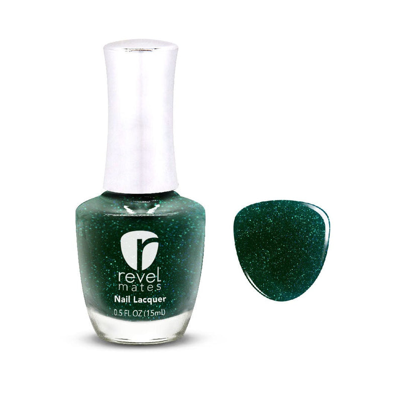 D725 Ivy Green Shimmer Nail Polish