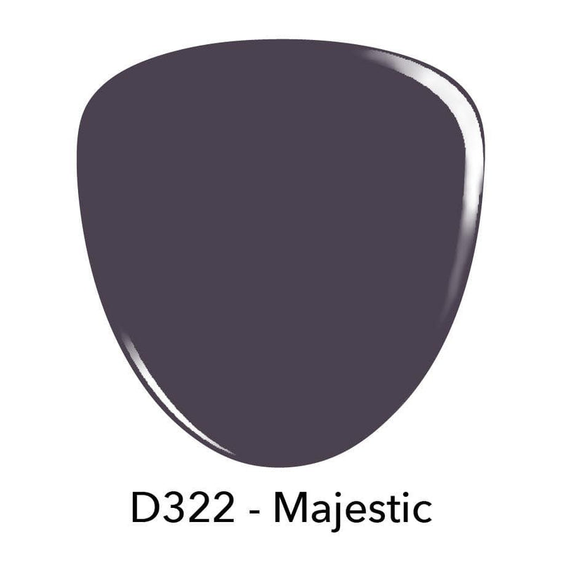 D322 Majestic Purple Crème Gel Polish + Dip Powder Set