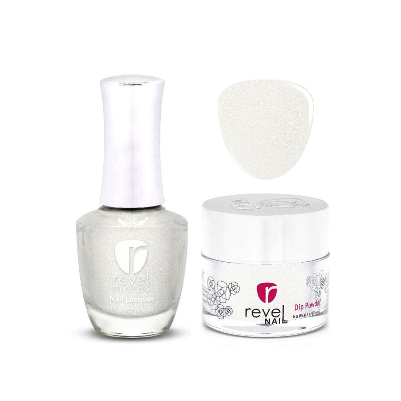 Revel Nail Dip Powder Revel Mates Lacquer Lacquer Polish + Dip Set | D386 Wonderland