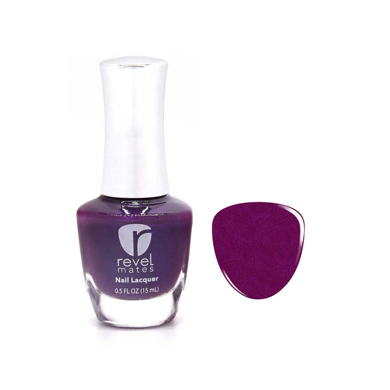 P254 Lust Purple Shimmer Nail Polish