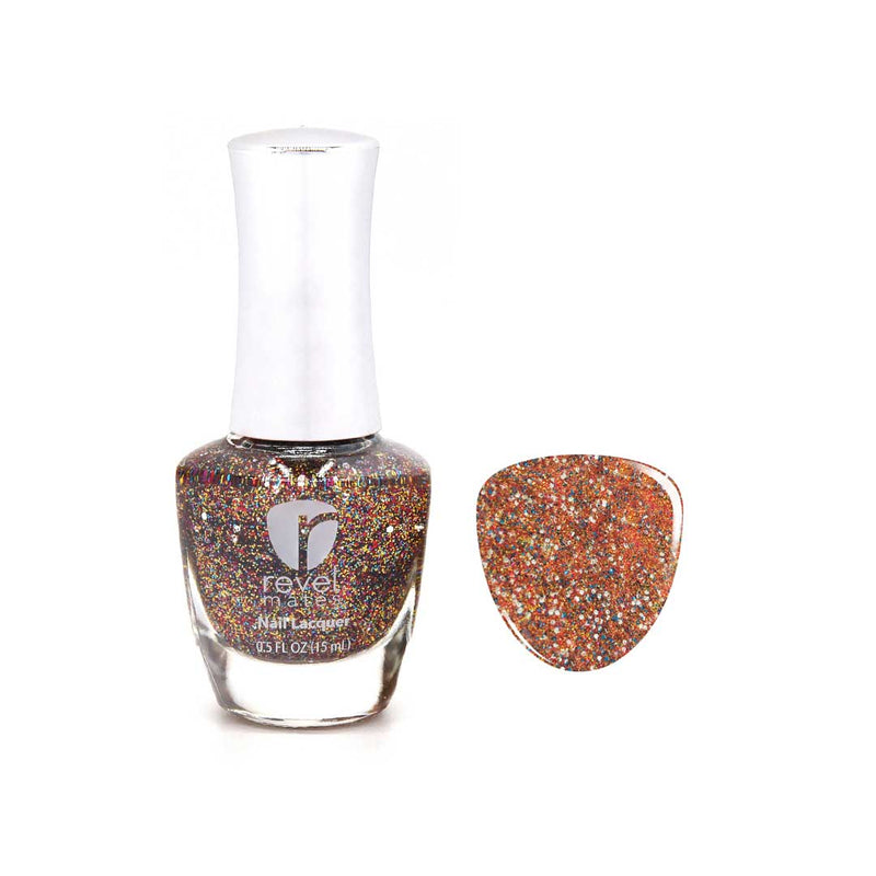 P306 Tiara Oragne Glitter Nail Polish