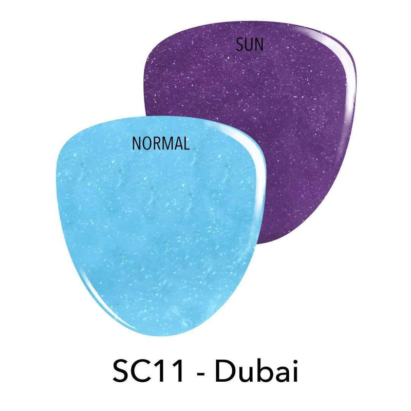 SC11 Dubai Blue Shimmer Dip Powder